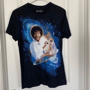Bob Ross graphic tee NWT